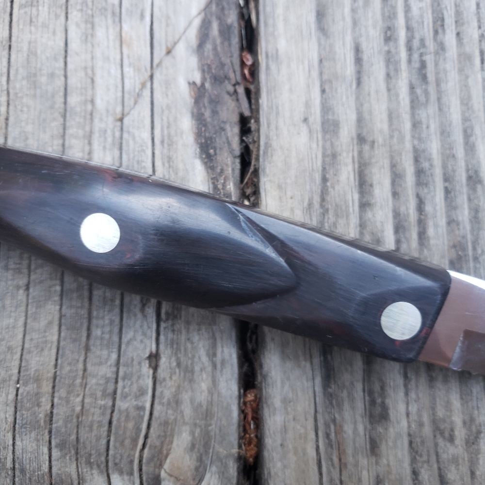 CUTCO 6-3/4" Petite Carver - Dark Brown Classic Handle- # 1729 - Picture 9 of 13